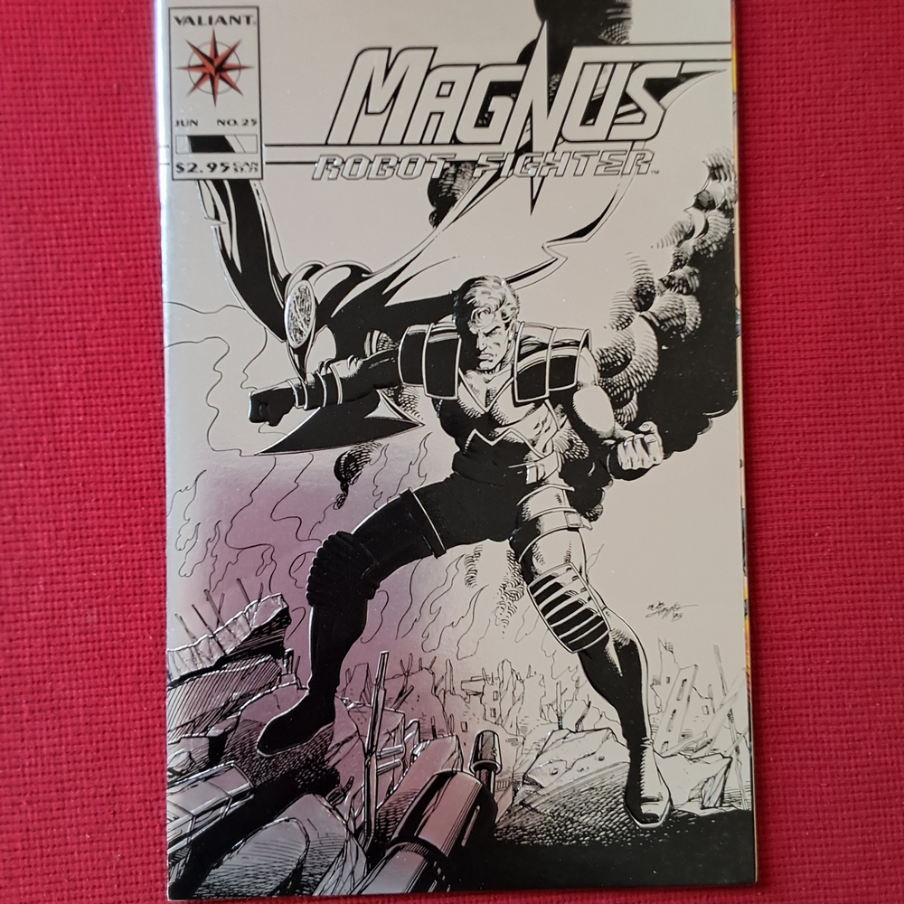 Magnus Robot Fighter Issue #25 1993 Silver Foil Cover Variant NM-MINT